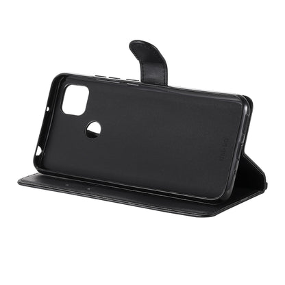 For Xiaomi Redmi 9C Solid Color Horizontal Flip Protective Leather Case with Holder & Card Slots & Wallet & Photo Frame & Lanyard(Black) - Xiaomi Cases by buy2fix | Online Shopping UK | buy2fix