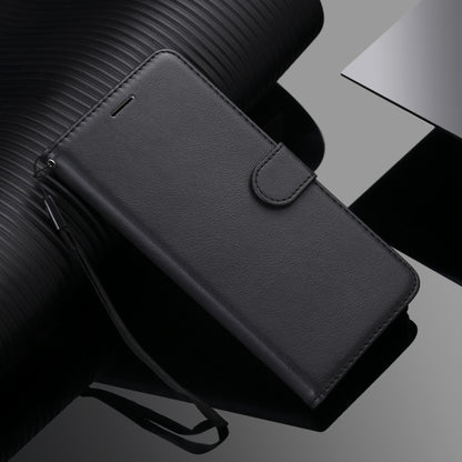 For Xiaomi Poco X3 NFC Solid Color Horizontal Flip Protective Leather Case with Holder & Card Slots & Wallet & Photo Frame & Lanyard(Black) - Xiaomi Cases by buy2fix | Online Shopping UK | buy2fix
