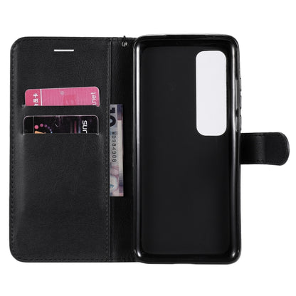 For Xiaomi Poco X3 NFC Solid Color Horizontal Flip Protective Leather Case with Holder & Card Slots & Wallet & Photo Frame & Lanyard(Black) - Xiaomi Cases by buy2fix | Online Shopping UK | buy2fix