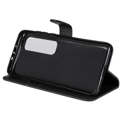 For Xiaomi Poco X3 NFC Solid Color Horizontal Flip Protective Leather Case with Holder & Card Slots & Wallet & Photo Frame & Lanyard(Black) - Xiaomi Cases by buy2fix | Online Shopping UK | buy2fix