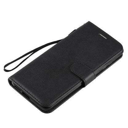 For Xiaomi Poco X3 NFC Solid Color Horizontal Flip Protective Leather Case with Holder & Card Slots & Wallet & Photo Frame & Lanyard(Black) - Xiaomi Cases by buy2fix | Online Shopping UK | buy2fix