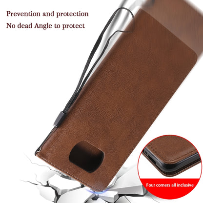 For Xiaomi Poco X3 NFC Solid Color Horizontal Flip Protective Leather Case with Holder & Card Slots & Wallet & Photo Frame & Lanyard(Rose Gold) - Xiaomi Cases by buy2fix | Online Shopping UK | buy2fix