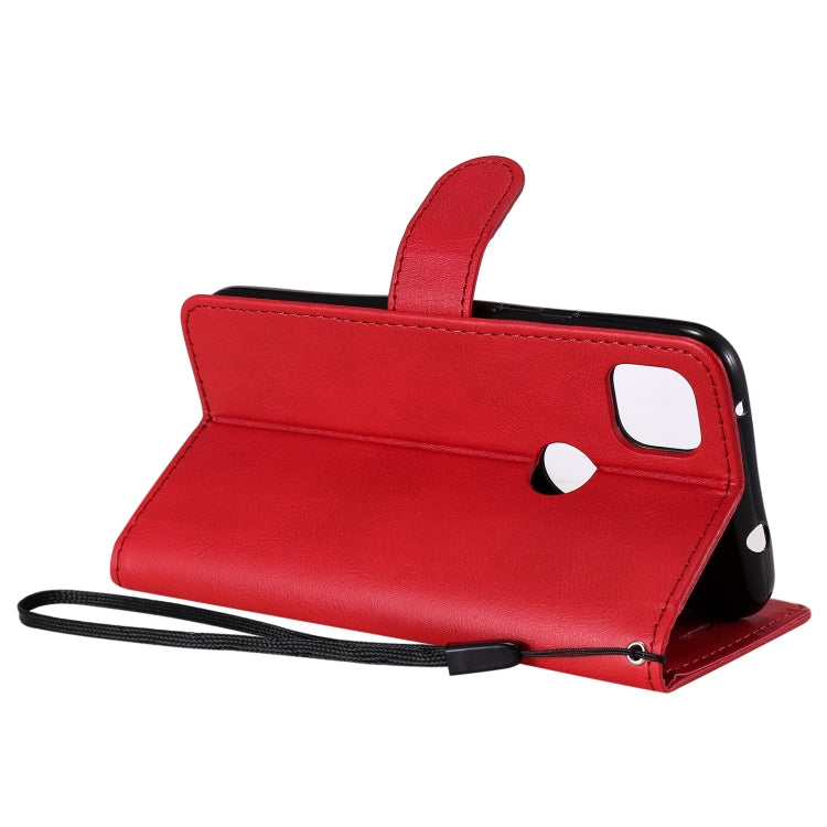 For Google Pixel 4a Solid Color Horizontal Flip Protective Leather Case with Holder & Card Slots & Wallet & Photo Frame & Lanyard(Red) - Google Cases by buy2fix | Online Shopping UK | buy2fix