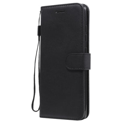 For Samsung Galaxy S20 Lite / S20 FE 5G / S20 Fan Edition Solid Color Horizontal Flip Protective Leather Case with Holder & Card Slots & Wallet & Photo Frame & Lanyard(Black) by buy2fix