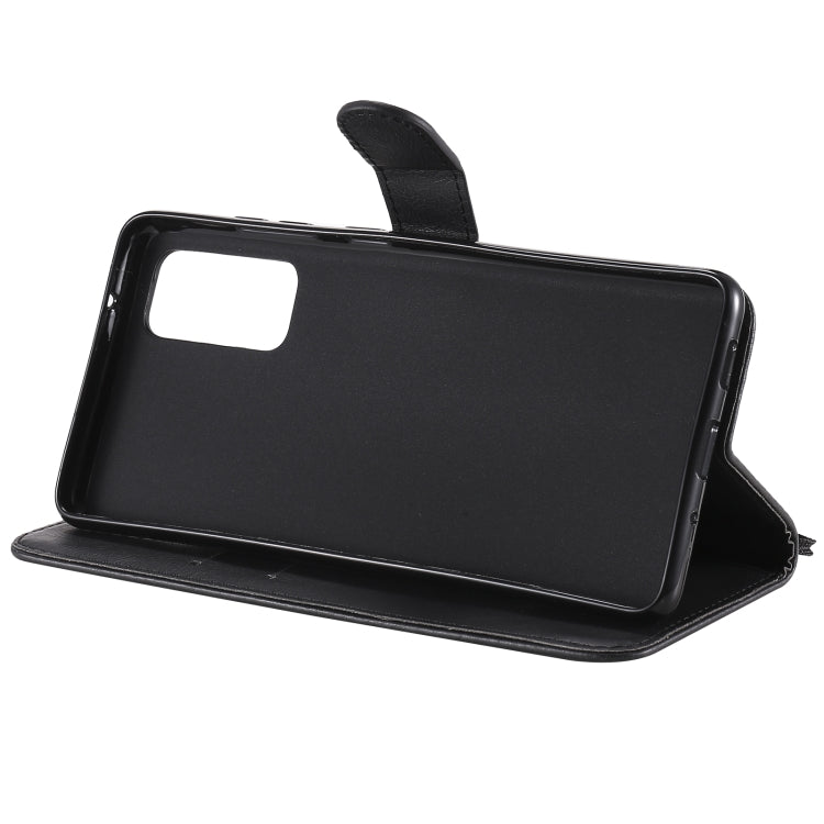 For Samsung Galaxy S20 Lite / S20 FE 5G / S20 Fan Edition Solid Color Horizontal Flip Protective Leather Case with Holder & Card Slots & Wallet & Photo Frame & Lanyard(Black) by buy2fix