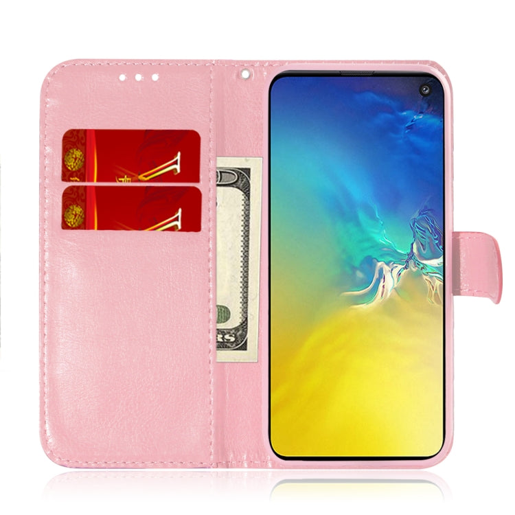 For Galaxy S10e Solid Color Colorful Magnetic Buckle Horizontal Flip PU Leather Case with Holder & Card Slots & Wallet & Lanyard(Pink) by buy2fix