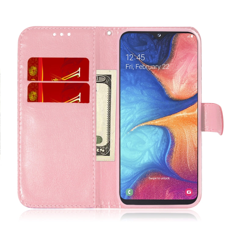 For Galaxy A10e / A20e Solid Color Colorful Magnetic Buckle Horizontal Flip PU Leather Case with Holder & Card Slots & Wallet & Lanyard(Pink) by buy2fix