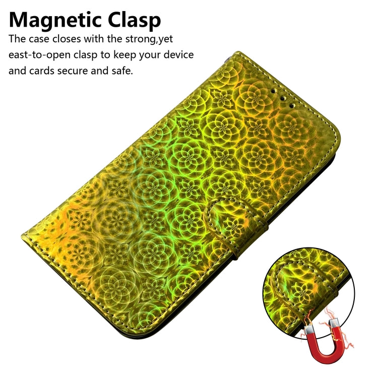 For Galaxy A30s Solid Color Colorful Magnetic Buckle Horizontal Flip PU Leather Case with Holder & Card Slots & Wallet & Lanyard(Gold) by buy2fix