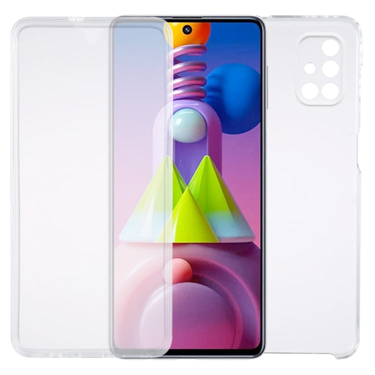 For Samsung Galaxy M51 PC+TPU Ultra-Thin Double-Sided All-Inclusive Transparent Case by buy2fix