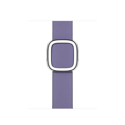 Modern Style Leather Watch Band For Apple Watch 42mm / 41mm / 40mm / 38mm(Purple) by buy2fix