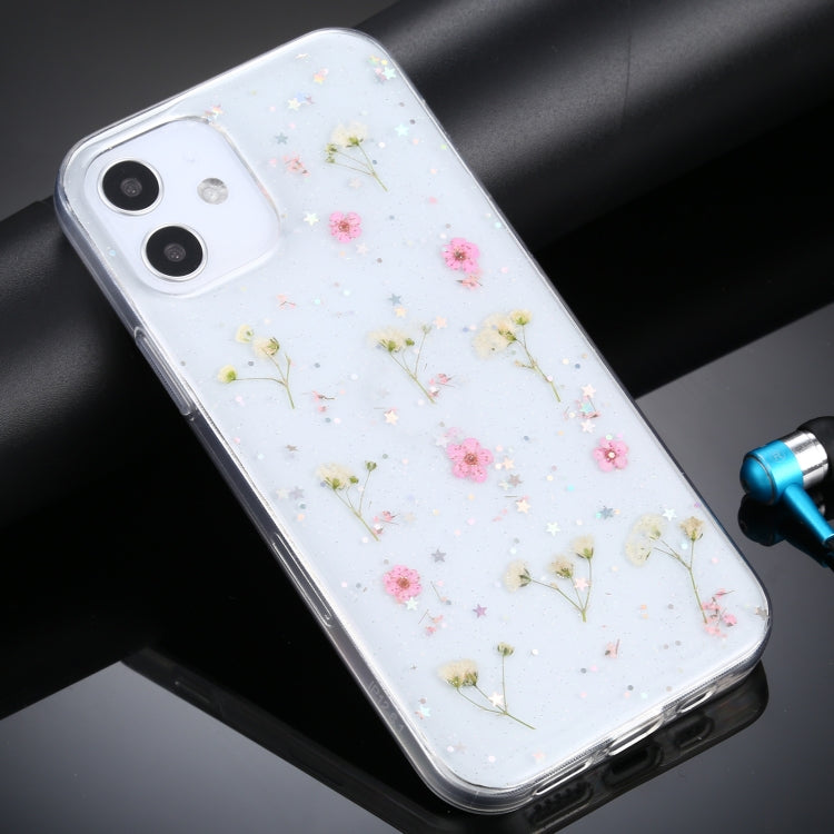 For iPhone 11 Gypsophila Flowers Pattern TPU Protective Case (Pink) - iPhone 11 Cases by buy2fix | Online Shopping UK | buy2fix