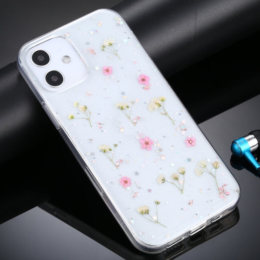 For iPhone 11 Gypsophila Flowers Pattern TPU Protective Case (Pink) - iPhone 11 Cases by buy2fix | Online Shopping UK | buy2fix