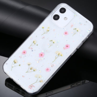 For iPhone 11 Gypsophila Flowers Pattern TPU Protective Case (Pink) - iPhone 11 Cases by buy2fix | Online Shopping UK | buy2fix