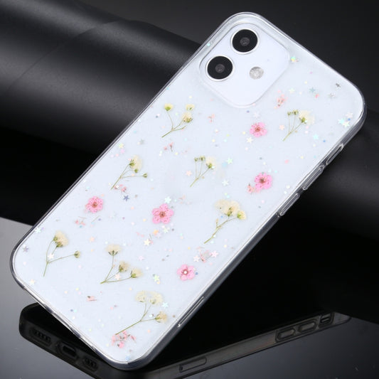 For iPhone 11 Gypsophila Flowers Pattern TPU Protective Case (Pink) - iPhone 11 Cases by buy2fix | Online Shopping UK | buy2fix
