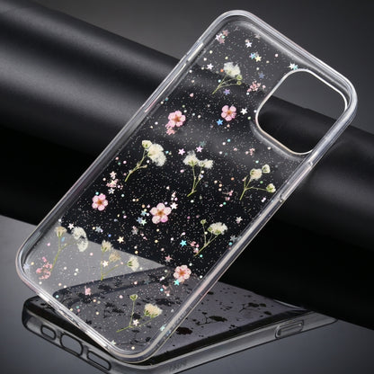 For iPhone 11 Gypsophila Flowers Pattern TPU Protective Case (Pink) - iPhone 11 Cases by buy2fix | Online Shopping UK | buy2fix