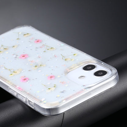 For iPhone 11 Gypsophila Flowers Pattern TPU Protective Case (Pink) - iPhone 11 Cases by buy2fix | Online Shopping UK | buy2fix