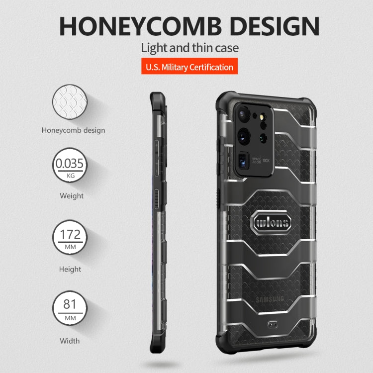 For Samsung Galaxy S20 Ultra wlons Explorer Series PC+TPU Protective Case(Green) - Galaxy Phone Cases by wlons | Online Shopping UK | buy2fix