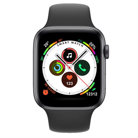 H55Pro 1.4 inch TFT Screen Smart Bluetooth Watch, Support Sleep Monitor / Heart Rate Monitor / Blood Pressure Monitor, Style: Silicone Strap(Silver Black) by buy2fix