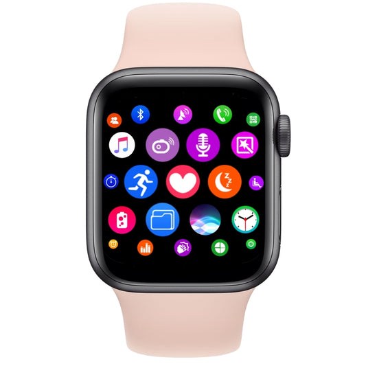 H55Pro 1.4 inch TFT Screen Smart Bluetooth Watch, Support Sleep Monitor / Heart Rate Monitor / Blood Pressure Monitor, Style: Silicone Strap(Pink) by buy2fix