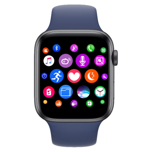 H55Pro 1.4 inch TFT Screen Smart Bluetooth Watch, Support Sleep Monitor / Heart Rate Monitor / Blood Pressure Monitor, Style: Silicone Strap(Dark Blue) by buy2fix