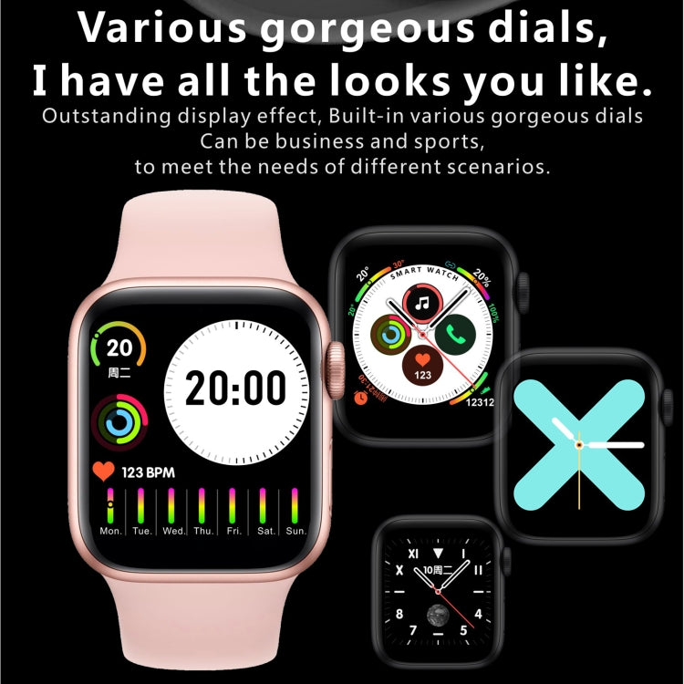 H55Pro 1.4 inch TFT Screen Smart Bluetooth Watch, Support Sleep Monitor / Heart Rate Monitor / Blood Pressure Monitor, Style: Silicone Strap(Pink) by buy2fix