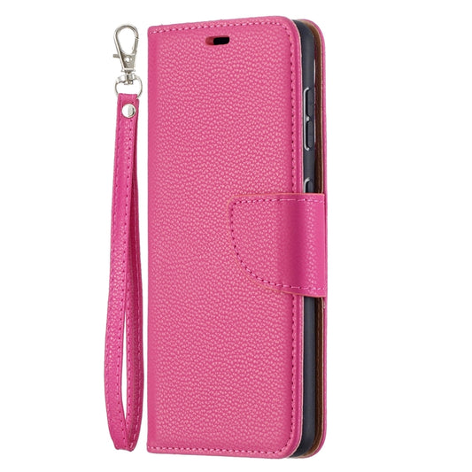 For Samsung Galaxy S21 5G Litchi Texture Pure Color Horizontal Flip Leather Case with Holder & Card Slots & Wallet & Lanyard(Rose Red) - Galaxy S21 5G Cases by buy2fix | Online Shopping UK | buy2fix