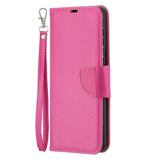 For Samsung Galaxy S21+ 5G Litchi Texture Pure Color Horizontal Flip Leather Case with Holder & Card Slots & Wallet & Lanyard(Rose Red) - Galaxy S21+ 5G Cases by buy2fix | Online Shopping UK | buy2fix