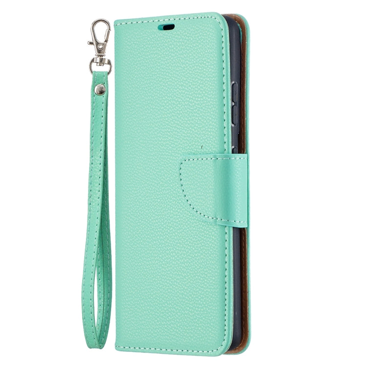 For Samsung Galaxy S21 Ultra 5G Litchi Texture Pure Color Horizontal Flip Leather Case with Holder & Card Slots & Wallet & Lanyard(Green) - Galaxy S21 Ultra 5G Cases by buy2fix | Online Shopping UK | buy2fix