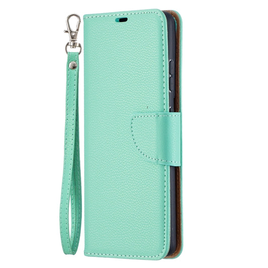 For Samsung Galaxy S21 Ultra 5G Litchi Texture Pure Color Horizontal Flip Leather Case with Holder & Card Slots & Wallet & Lanyard(Green) - Galaxy S21 Ultra 5G Cases by buy2fix | Online Shopping UK | buy2fix