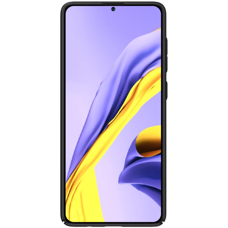For Samsung Galaxy A51 NILLKIN Frosted Concave-convex Texture PC Case(Black) - Galaxy Phone Cases by NILLKIN | Online Shopping UK | buy2fix