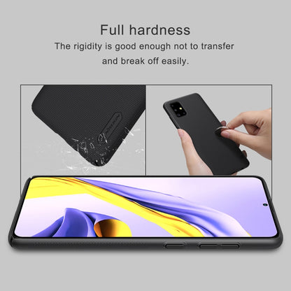 For Samsung Galaxy A51 NILLKIN Frosted Concave-convex Texture PC Case(Black) - Galaxy Phone Cases by NILLKIN | Online Shopping UK | buy2fix