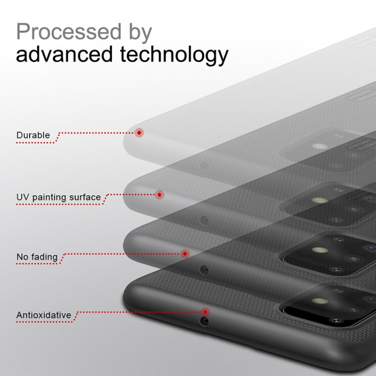 For Samsung Galaxy A51 NILLKIN Frosted Concave-convex Texture PC Case(Black) - Galaxy Phone Cases by NILLKIN | Online Shopping UK | buy2fix