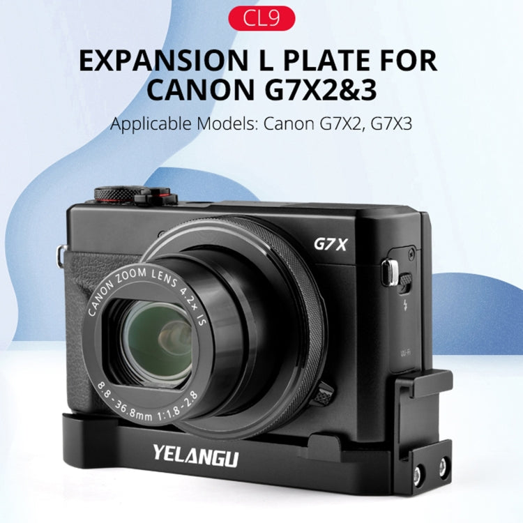 YELANGU CL9 Camera Expansion Board L Plate for Canon G7X2/ G7X23 - L-Bracket by YELANGU | Online Shopping UK | buy2fix