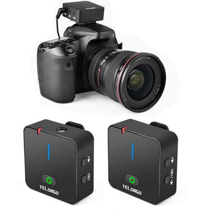 YELANGU MX5 2.4G Live Broadcast Interview Wireless Recording Camera Microphone, 1 Receiver to 1 Transmitter - Microphone by YELANGU | Online Shopping UK | buy2fix