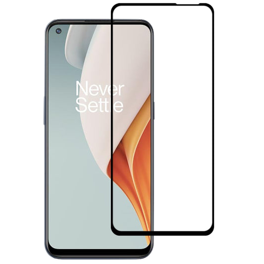 For OnePlus Nord N100 Full Glue Full Screen Tempered Glass Film - OnePlus Tempered Glass by buy2fix | Online Shopping UK | buy2fix