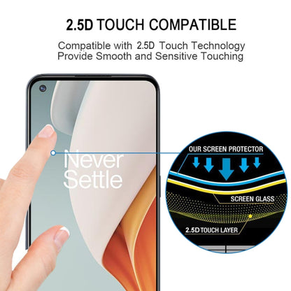 For OnePlus Nord N100 Full Glue Full Screen Tempered Glass Film - OnePlus Tempered Glass by buy2fix | Online Shopping UK | buy2fix