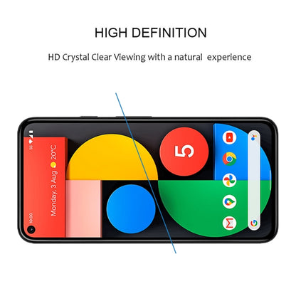 For Google Pixel 5 25 PCS Full Glue Full Screen Tempered Glass Film - Google Tempered Glass by buy2fix | Online Shopping UK | buy2fix