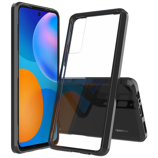 For Huawei Y7A / P Smart 2021 Shockproof Scratchproof TPU + Acrylic Protective Case(Black) - Huawei Cases by buy2fix | Online Shopping UK | buy2fix