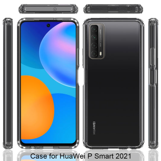 For Huawei Y7A / P Smart 2021 Shockproof Scratchproof TPU + Acrylic Protective Case(Black) - Huawei Cases by buy2fix | Online Shopping UK | buy2fix