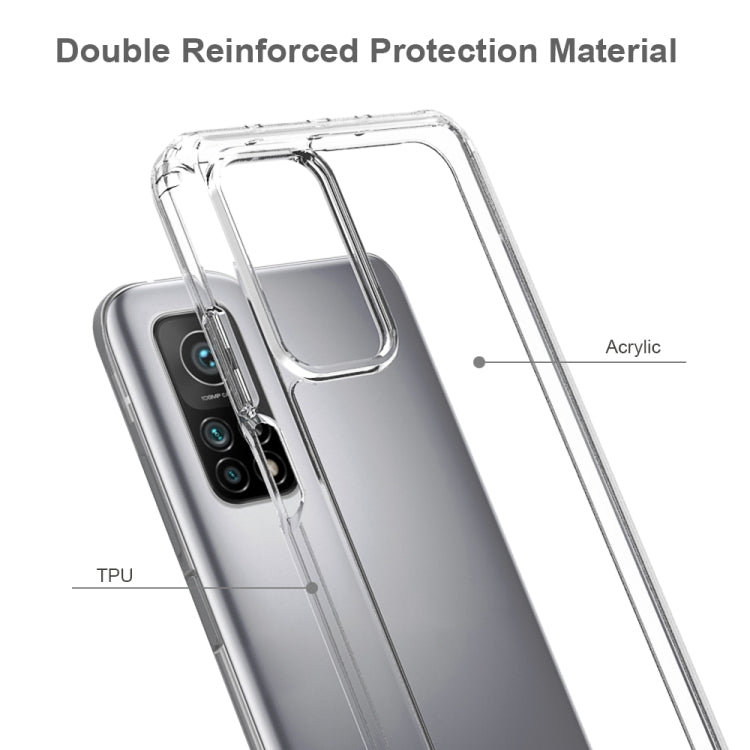 For Xiaomi Mi 10T / 10T Pro Shockproof Scratchproof TPU + Acrylic Protective Case(Transparent) - Xiaomi Cases by buy2fix | Online Shopping UK | buy2fix