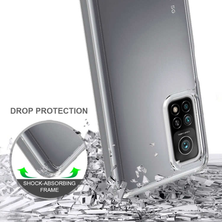 For Xiaomi Mi 10T / 10T Pro Shockproof Scratchproof TPU + Acrylic Protective Case(Transparent) - Xiaomi Cases by buy2fix | Online Shopping UK | buy2fix