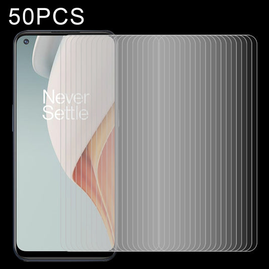 For OnePlus Nord N100 50 PCS 0.26mm 9H 2.5D Tempered Glass Film - OnePlus Tempered Glass by buy2fix | Online Shopping UK | buy2fix