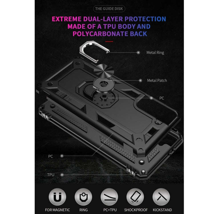 For Samsung Galaxy S21 5G Shockproof TPU + PC Protective Case with 360 Degree Rotating Holder(Black) - Galaxy S21 5G Cases by buy2fix | Online Shopping UK | buy2fix