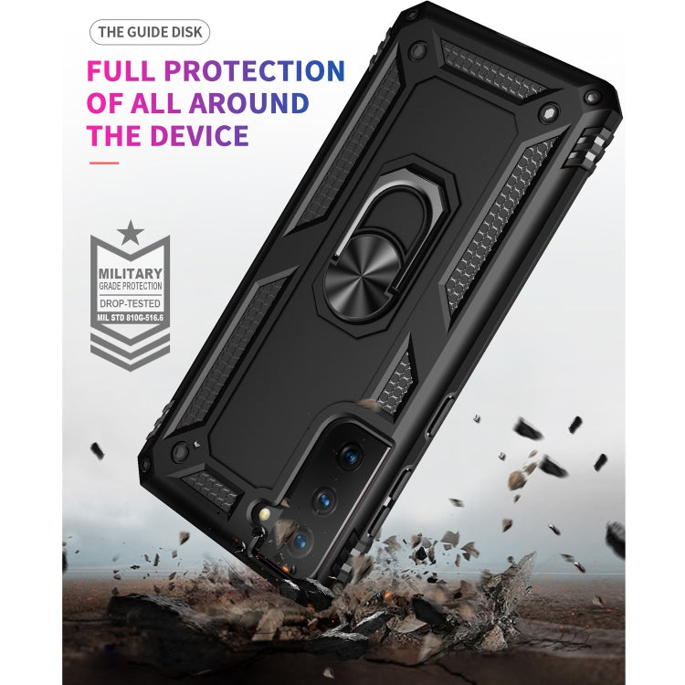 For Samsung Galaxy S21 5G Shockproof TPU + PC Protective Case with 360 Degree Rotating Holder(Black) - Galaxy S21 5G Cases by buy2fix | Online Shopping UK | buy2fix