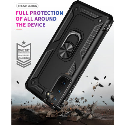 For Samsung Galaxy S21 5G Shockproof TPU + PC Protective Case with 360 Degree Rotating Holder(Black) - Galaxy S21 5G Cases by buy2fix | Online Shopping UK | buy2fix