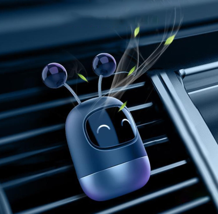 Cartoon Robot Car Air Outlet Aromatherapy(Happy Face) by buy2fix