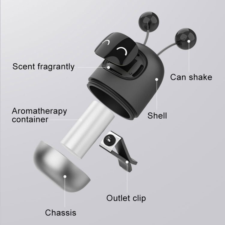 Cartoon Robot Car Air Outlet Aromatherapy(Halo Expression) by buy2fix