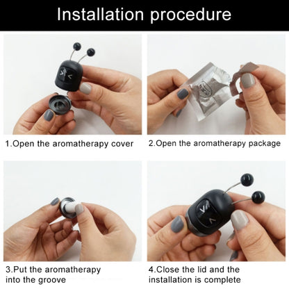 Cartoon Robot Car Air Outlet Aromatherapy(Halo Expression) by buy2fix