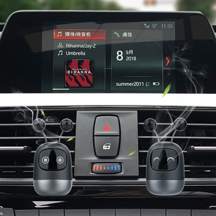 Cartoon Robot Car Air Outlet Aromatherapy(Halo Expression) by buy2fix