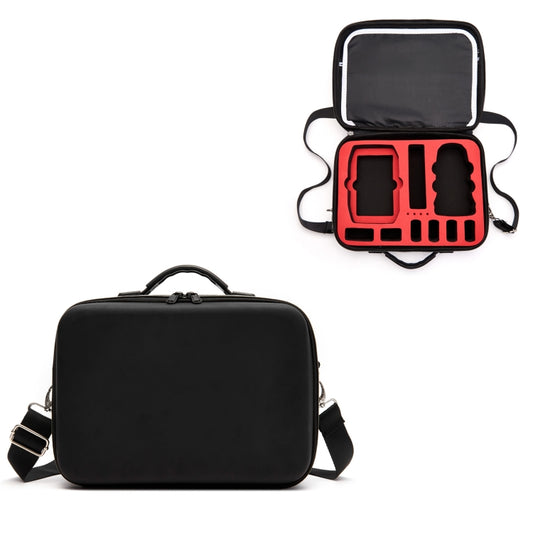 Multi-function PU Shoulder Storage Bag Suitcase with Baffle For DJI Mavic Mini 2(Red Liner) - Carry Cases & Bags by buy2fix | Online Shopping UK | buy2fix